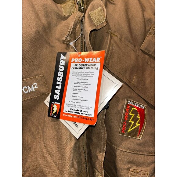 Salisbury Pro-Wear 45 Cal /CM2 Safety Heavy Jacket Size 2XL  ACOWHJ4530B2x NEW - Picture 10 of 16